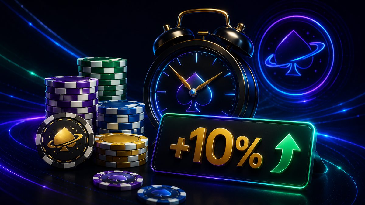 Promoción Early Bird de PokerPlanets: +10% de fichas extra por registro anticipado en torneos