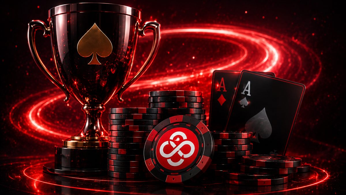 CoinPoker High Stakes Rewards VIP Elite: programa de lealdade em mesa de pôquer, fichas, cartas e visão.