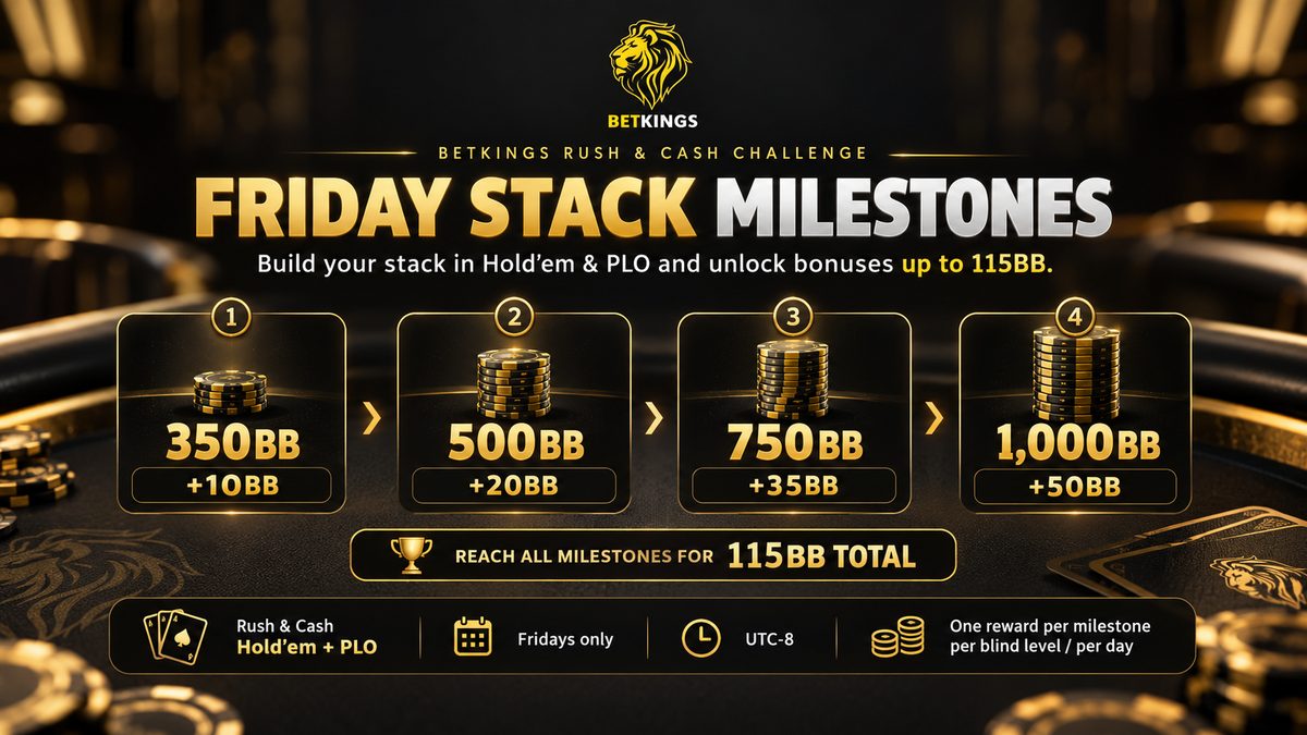 Monster Stack Challenge BetKings: hasta 115BB los viernes en betkings